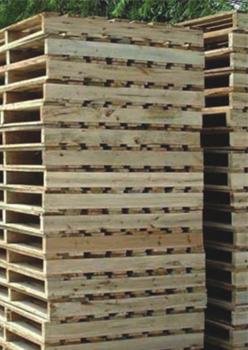 Wooden pallet transport auxiliary materials